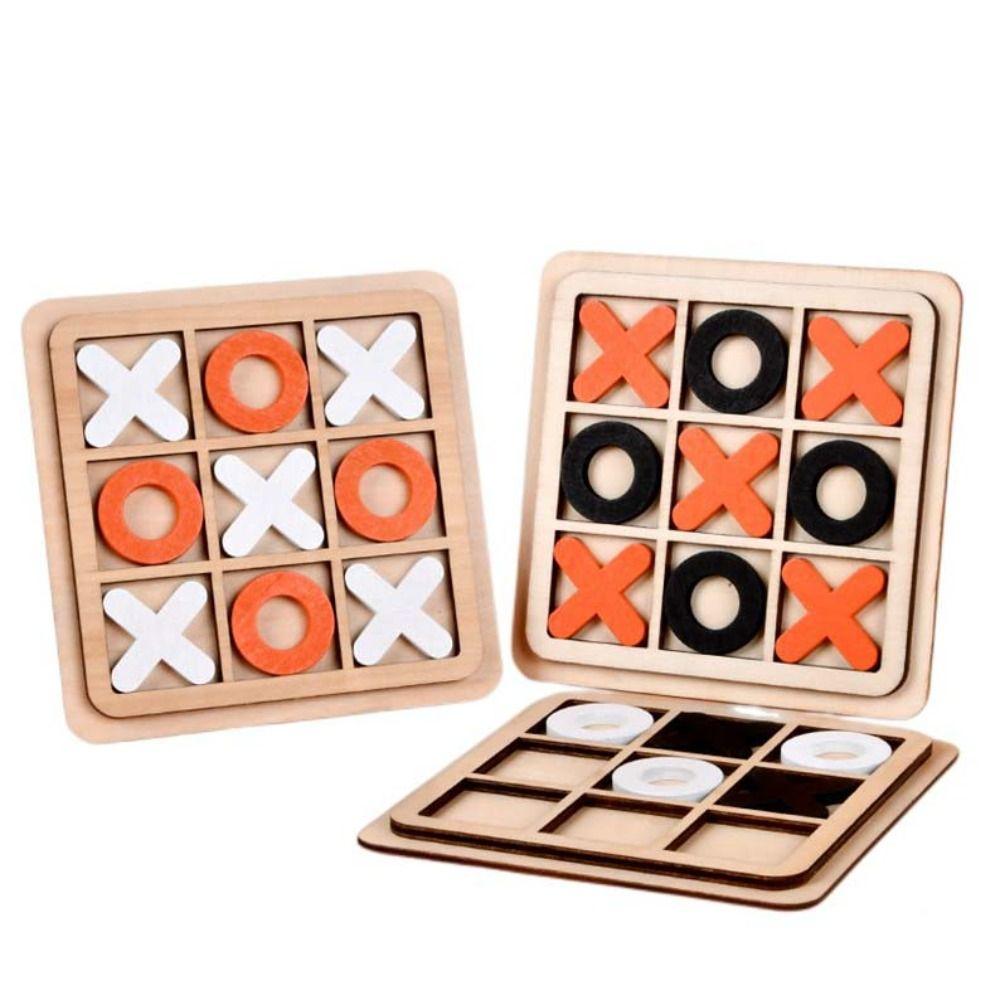 Parent-Child Toys XO Chess Game Interest Chess Board Game Puzzle Table Game Tic Tac Toe Game