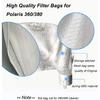2 Pack Bag Replacement Fits for Polaris 360, 380 Pool Cleaner All Purpose Filter Bag for Polaris Filter Bag