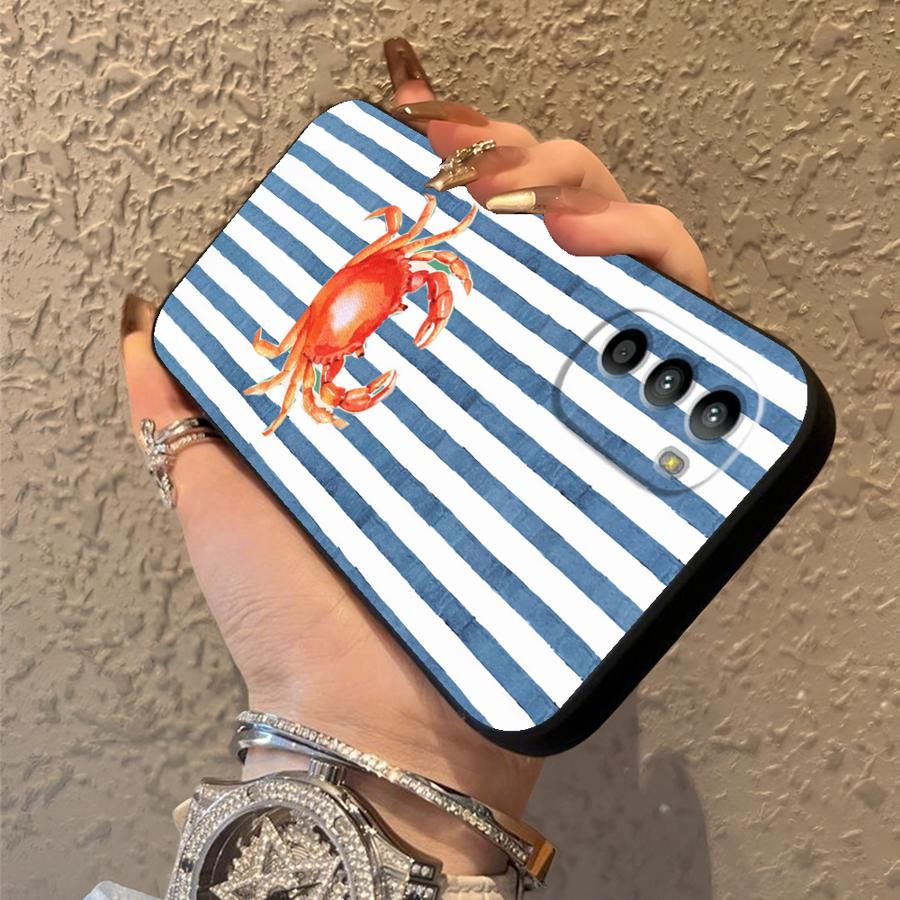 Marine Animals Case for Moto S30 Pro Edge 20 30 X30 Pro Soft Back Phone Cover