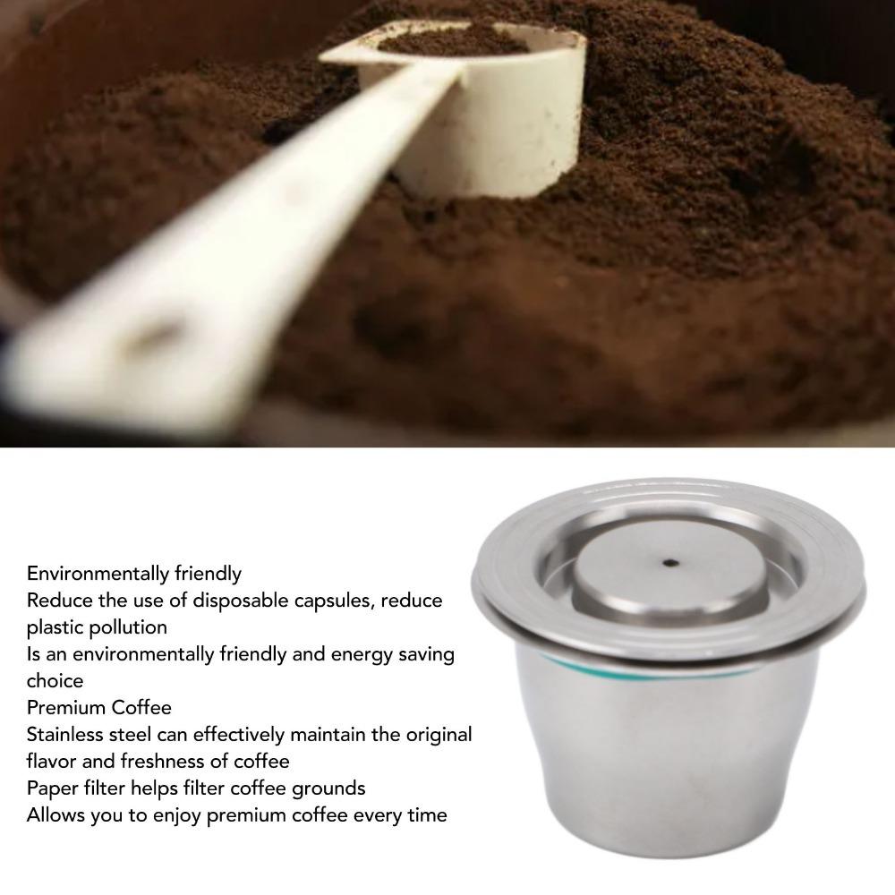 Reusable Design Reusable Coffee Capsule Stainless Steel Reusable Coffee Pod  For Coffee Maker