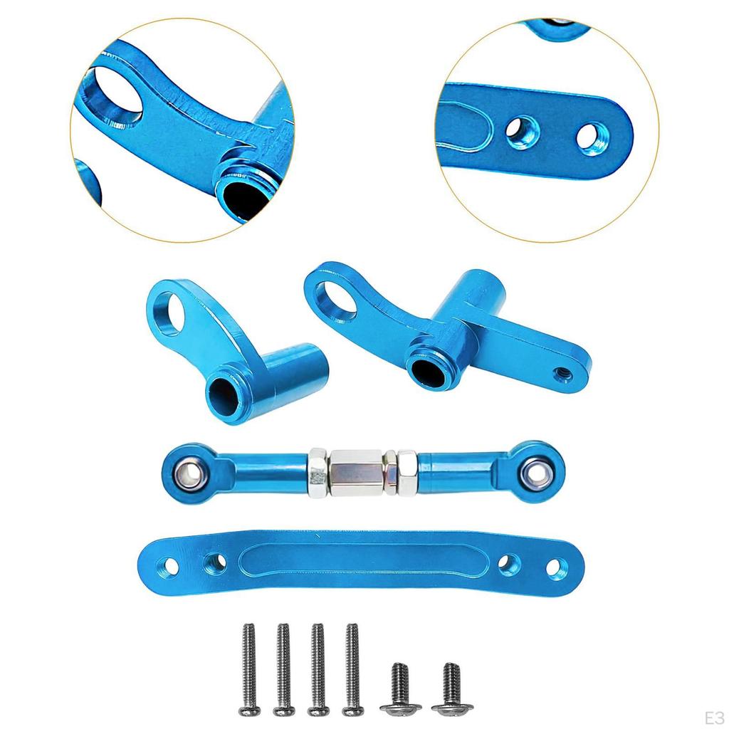 Metal Steering Component Kit for Scy1/16 16104 16101 - Easy Installation DIY Modification