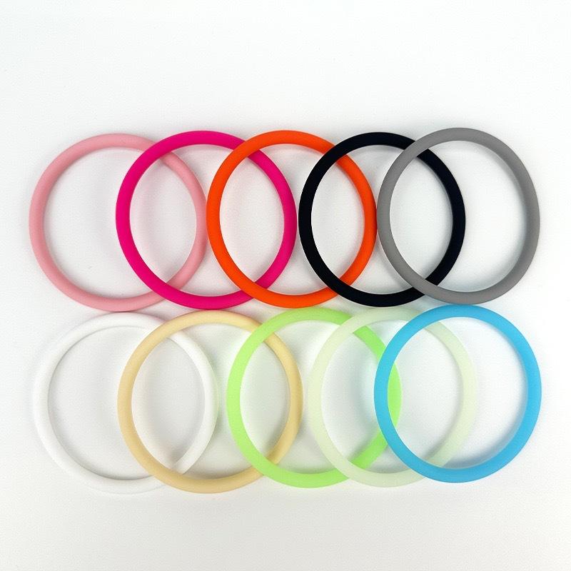 2Pcs Patellar Tendon Support Strap For Knee Pain Relief Knee Bands For Basketball, Running And Hiking, Silicone Patella Band