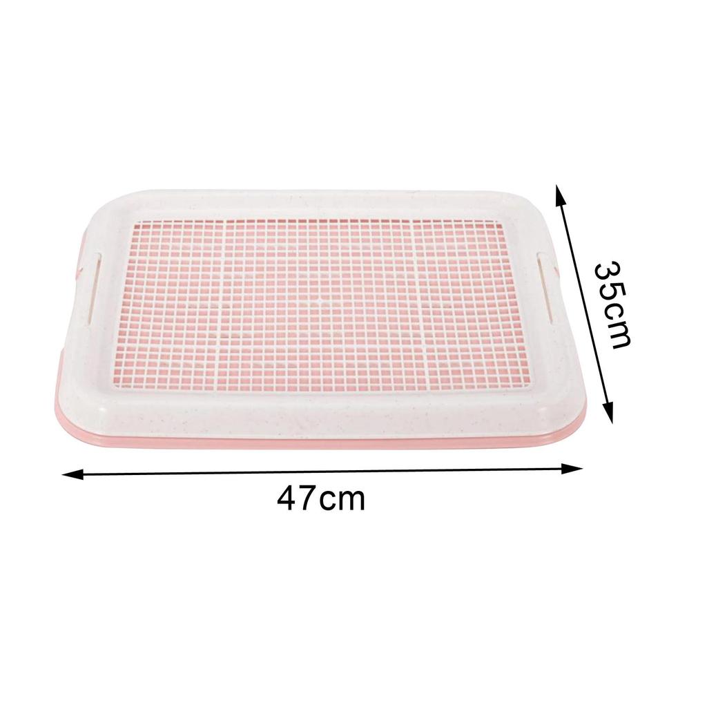 Dog Potty Toilet Training Tray/ Dog Litter Box with Secure Latch/ Indoor Outdoor