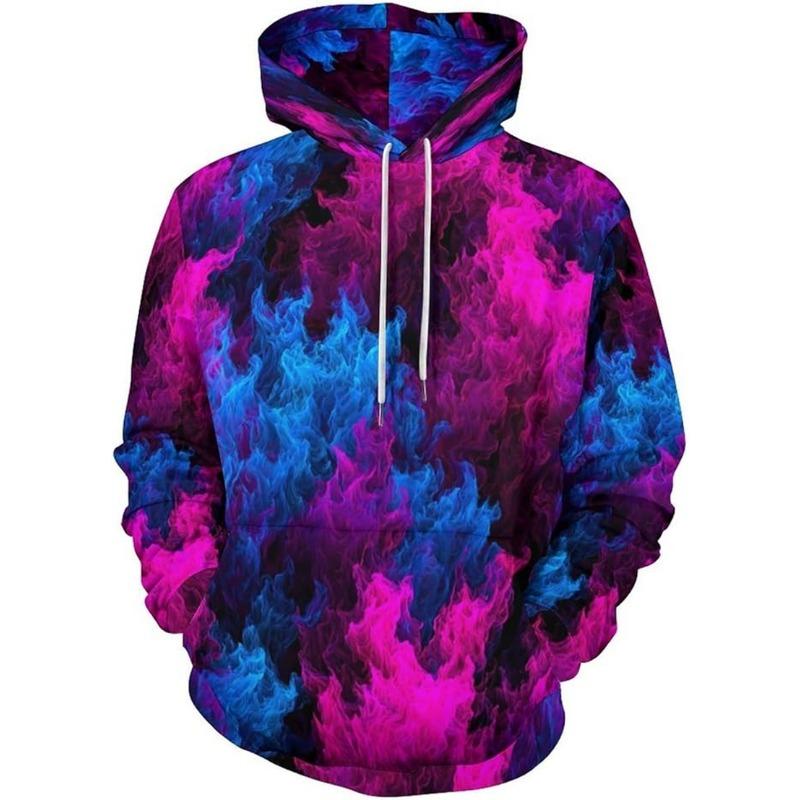Flame Graphic Hoodie 3D Sweatshirt For Men/Women Hooded Fashion Hip Hop Coat Mens Clothing Fashion Oversized Y2k Men Clothing