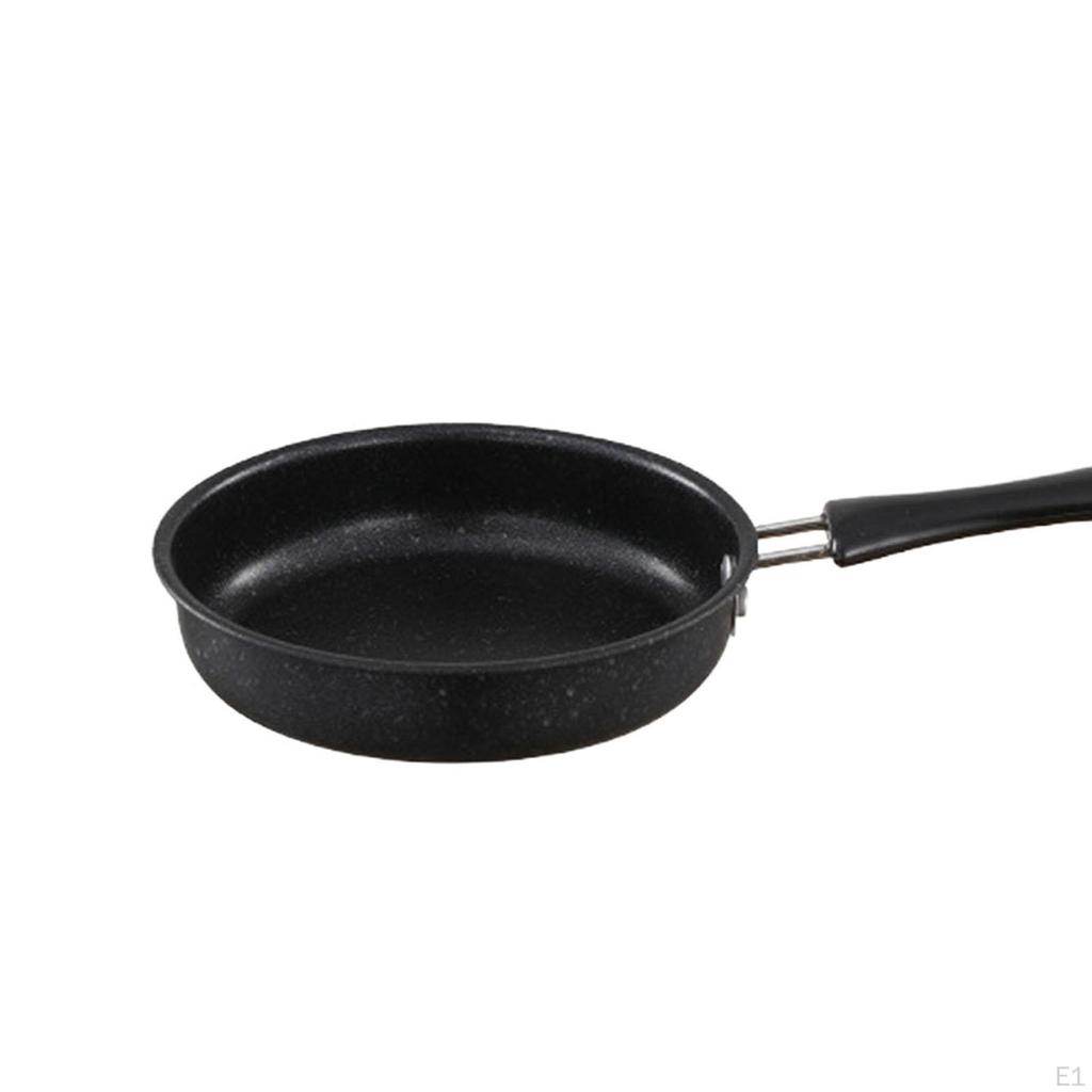 Omelet Pans with Long Round Skillet Non Smoke Fry Induction Cooker