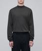 MUSINSA STANDARD Merino Wool Blend High Gauge Mock Neck Knit [Gunmetal]