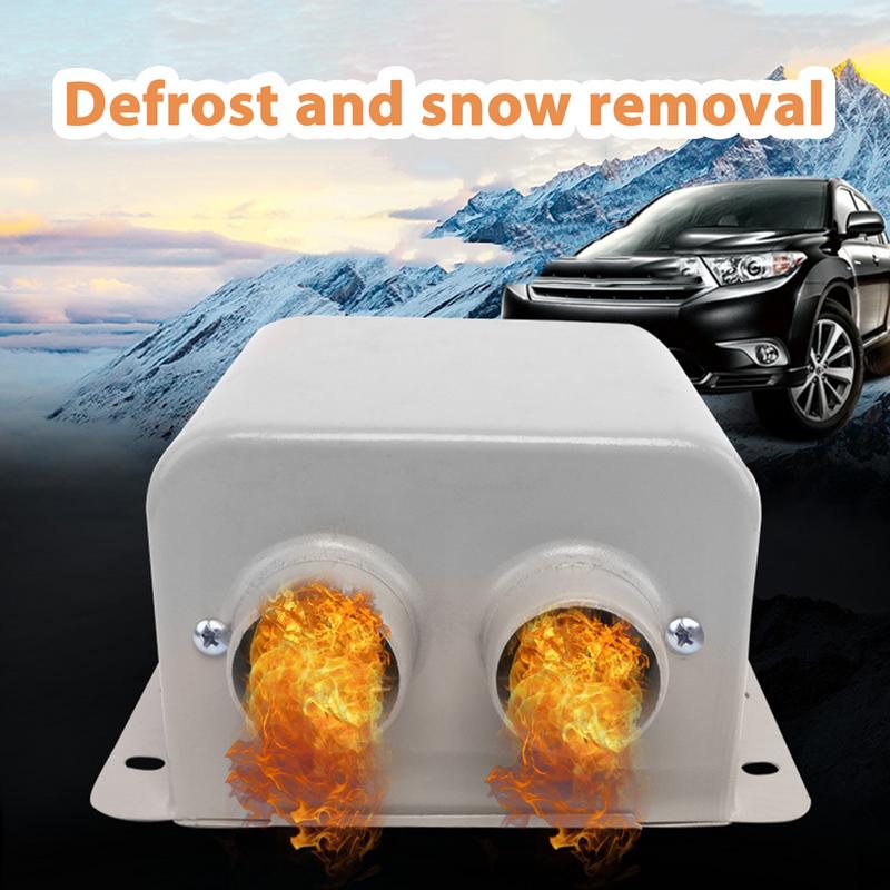 Portable Car Parking Heater Double Air Outlet Car Heater 48V 60V 72V For Winter Vehicles Safety Driving Defogger Heating Warmer