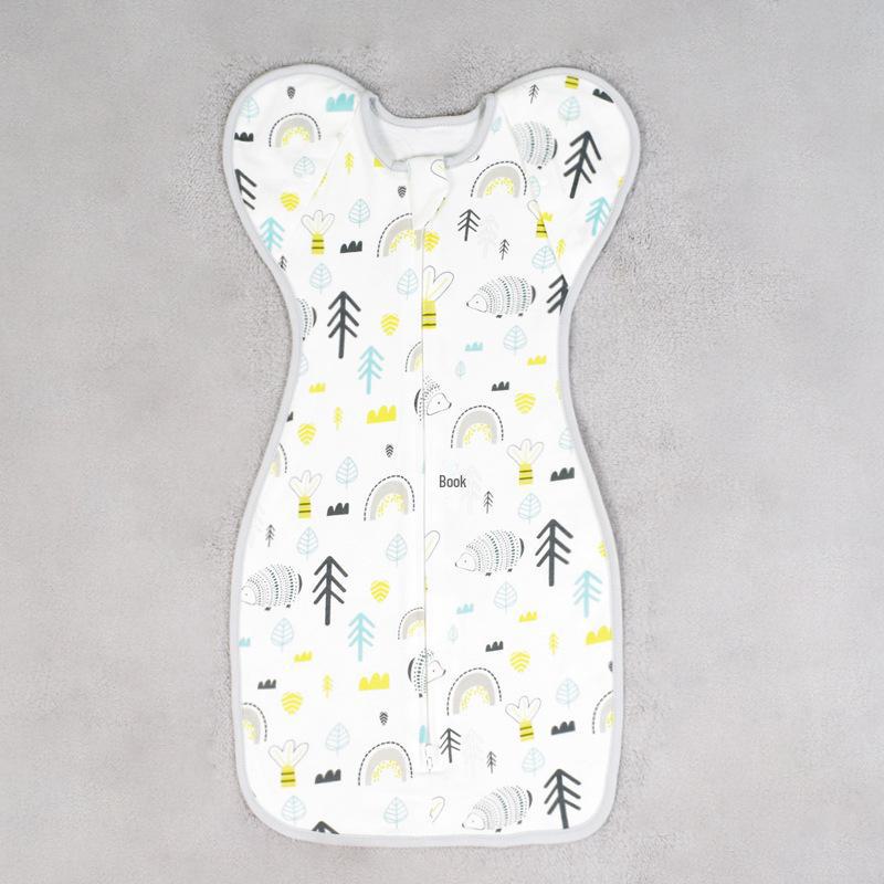 Newborn Anti-Startle Swaddle Sleeping Bag with Stretch Sleeves