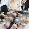 10Pcs Faux Pearl Buttons Round Decoration Beads Without Sewing for Anti-exposure Coat Sweater Clothes