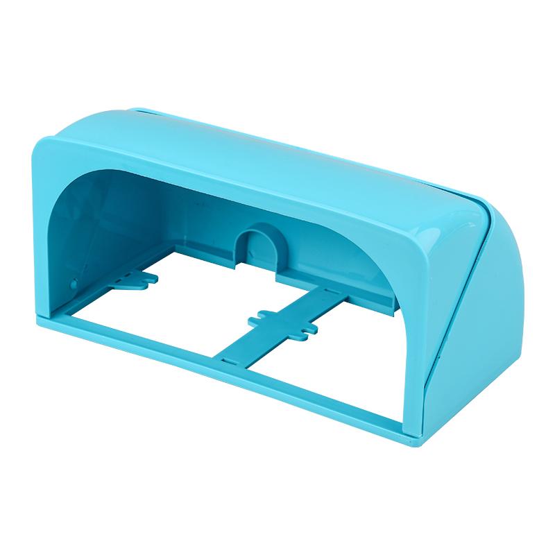 86 typ Wand Steckdose Wasserdichte Box Selbst-Adhesive Elektrische Stecker Abdeckung Bad Doppel Schalter Schutz Steckdose Spritzwassergeschützte Box