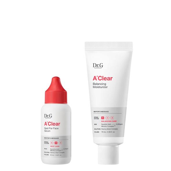 A-Clear Spot for Face Serum 45ml + Balancing Moisturizer 70ml