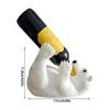 Creative Plastic Bear Bottle Rest For Displaying Wine In Kitchen Living Room Or Countertops Area Animal Home Decors
