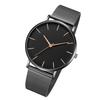 Men's Casual Large Dial Mesh Band Quartz Watch