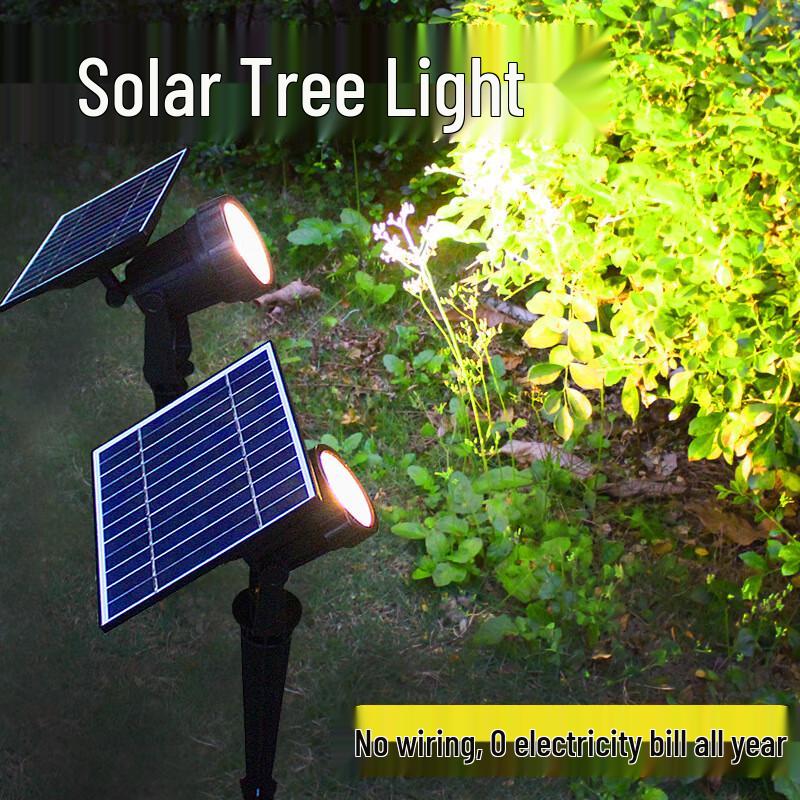 Outdoor Solar Landscape Spotlight