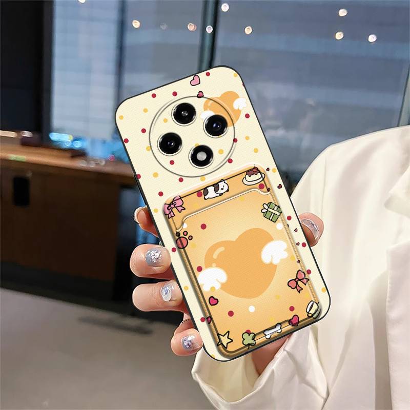 Soft Case Graffiti Phone Case For OPPO A3 Pro 5G China/F27Pro/F27PRO+ Cute Card Bag Dirt-resistant Anti-knock Card Slot