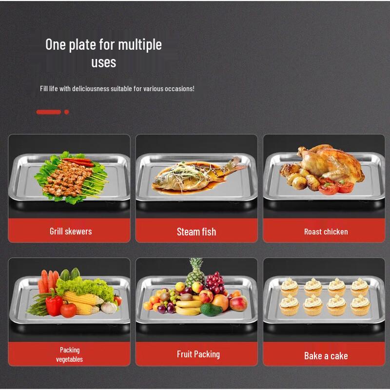Stainless Steel Square Multipurpose Tray