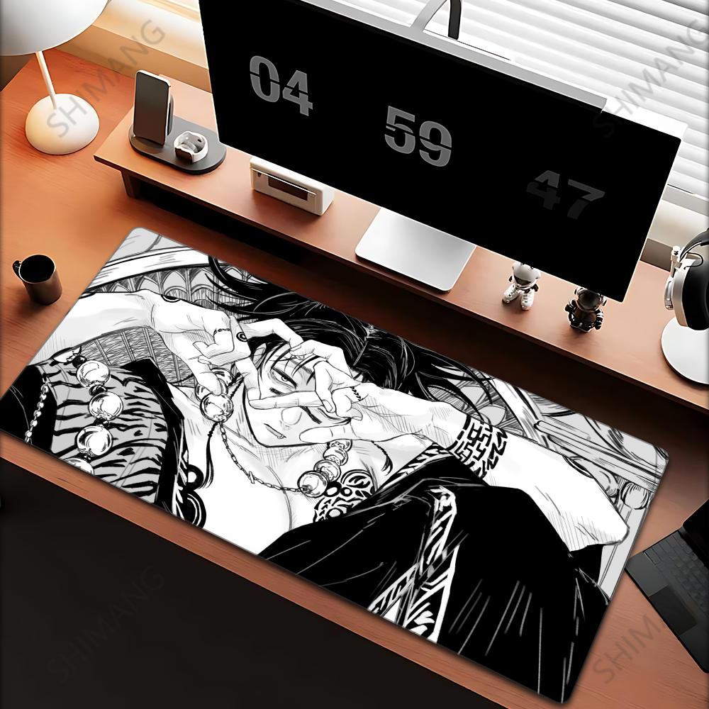 Satoru Gojo Laptop Accessories Keyboard Pad Desk Mat Set Up Gaming Mat Desk Pad Setup Gamer Mouse Pad Office Big Mousepepad