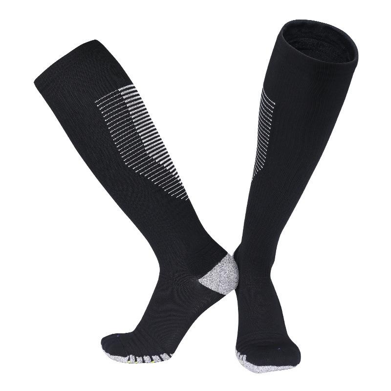 2026 Men's Professional Soccer Socks Socks Men's and Women's Casual High Over the Knee Towel Sole Non-Slip Sports Socks