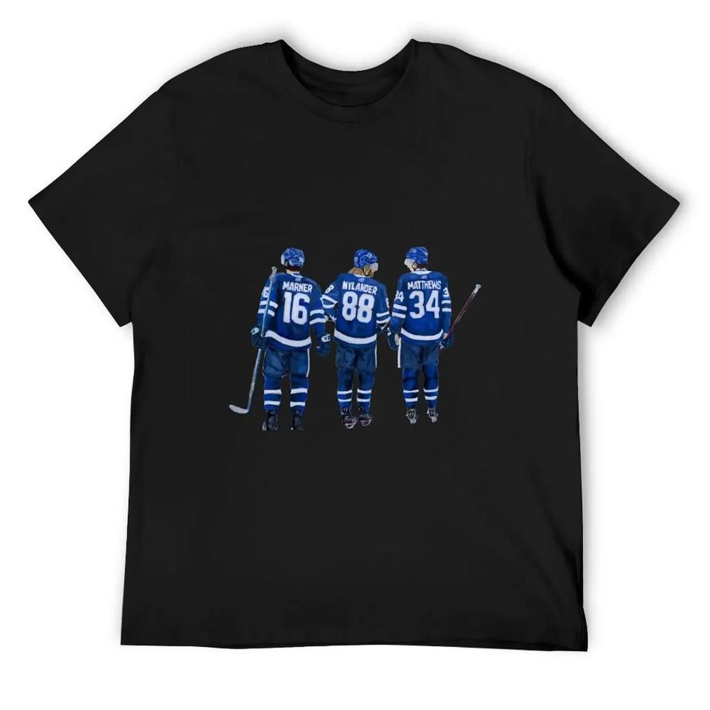 Marner Nylander and Matthews T-Shirt cotton man t-shirts designer shirts gifts for boyfriend men t shirts