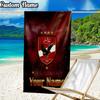 Custom Name Al Ahly Football Beach Towel - Soft, Ultra-Absorbent Microfiber, Lightweight, Perfect for Beach, Parties, Travel, Camping