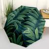 1pc Tropical Leaves Automatic Open/close Umbrella, 8-Rib sturdy structure, Auto Folding/Opening, Portable Travel Umbrella for Women,175