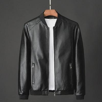 Giacche da Uomo Slim in Pelle Stile Coreano - Collezione Primavera/Autunno 2021