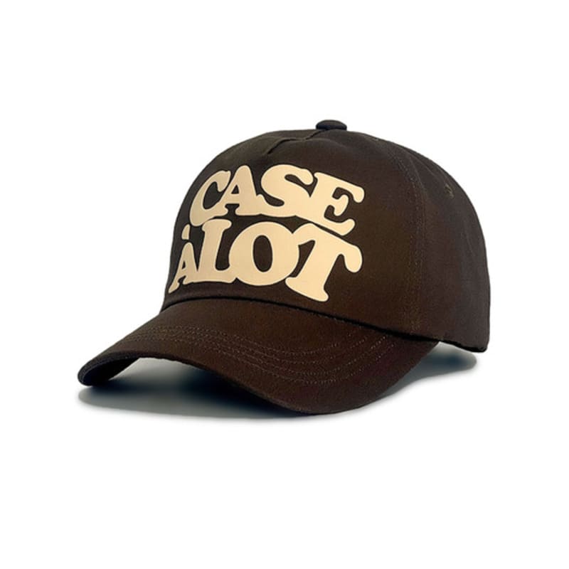 

CASE A LOT Blod logo ball cap - brown OS