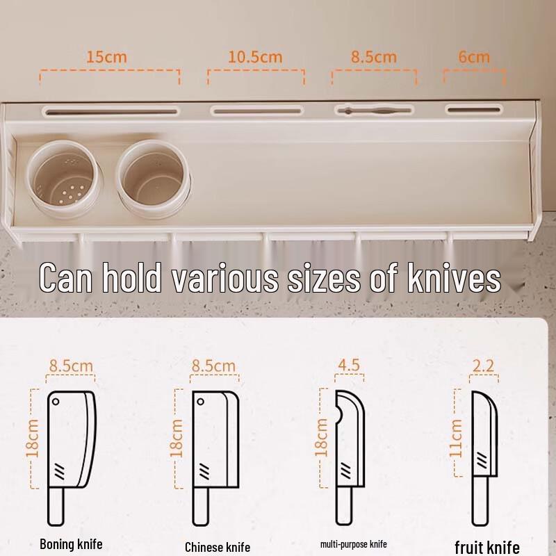 Stainless Steel Wall-Mounted Kitchen Shelf