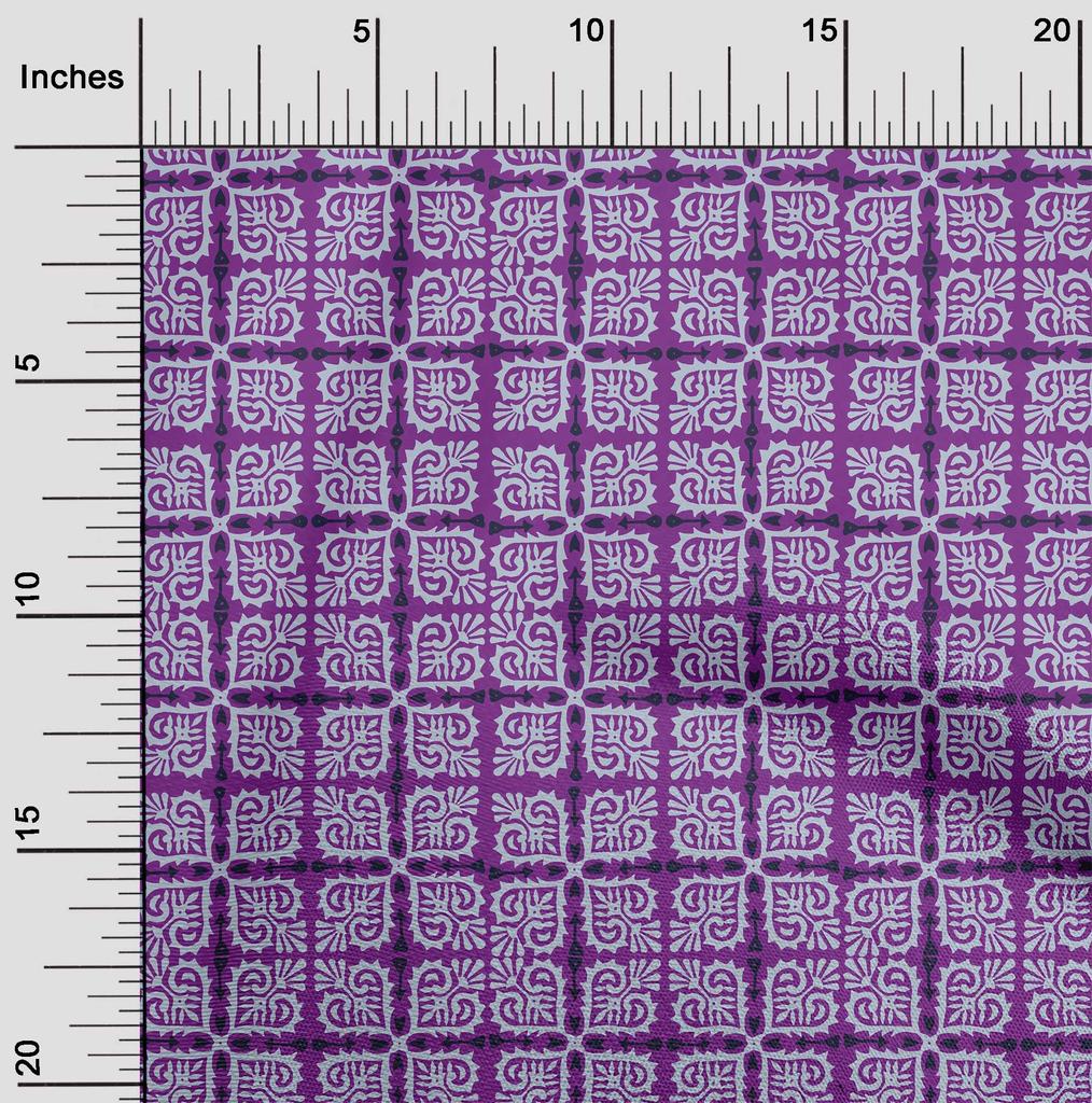 oneOone Cotton Flex Fabric Arrow|Swirl & Floral Block Fabric Prints By Yard 40 Inch