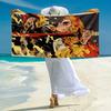 Rengoku Kyoujurou Fashion Beach Towel: Ideal for Summer Adventures Soft, absorbent and quick drying suitable for swimming and bathing