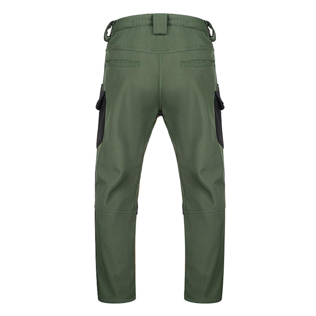 Men's  Work Pants Outdoor Work Fishing Camping Waterproof Wear-resistant Multi-Pocket Work Pants (Belt Not Included)