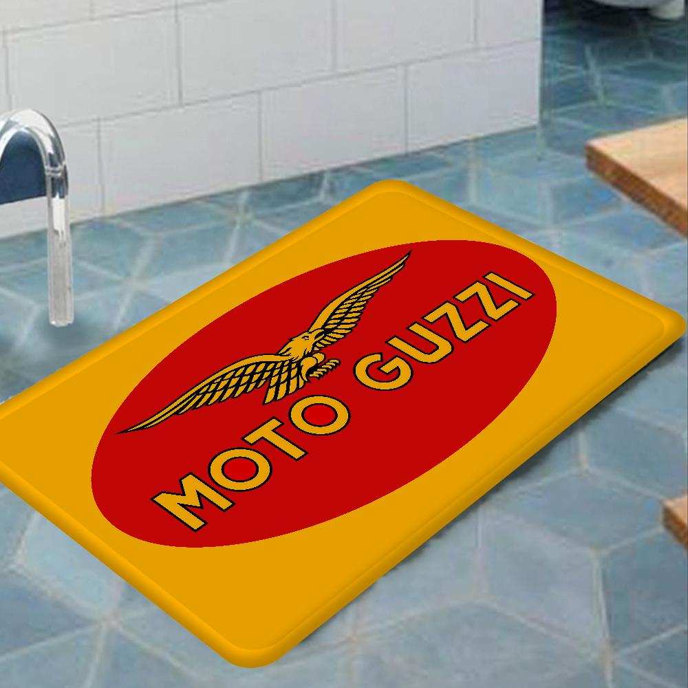 Moto G-Guzzi Motorcycle Room Mats Cheaper Anti-slip Modern Living Room Balcony Printed Modern Home Decor