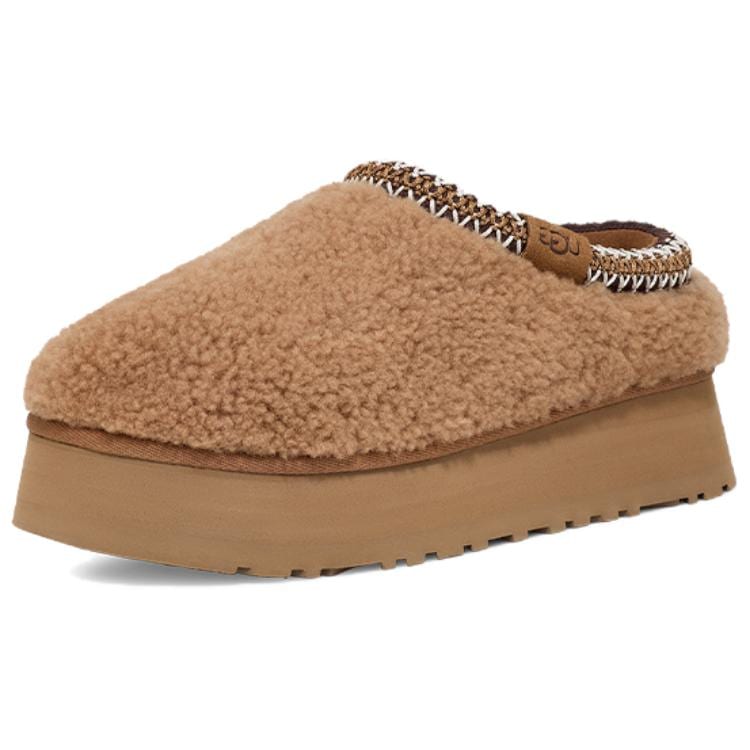 UGG Tazz Slipper Maxi Curly Chestnut Women's 1167770-CHE