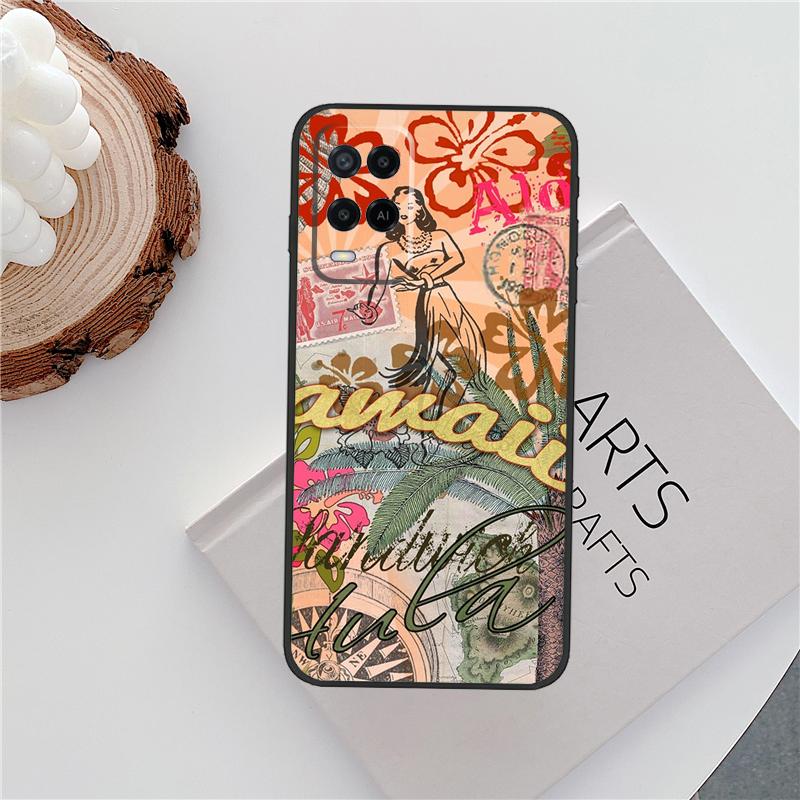 Aloha Beach Life Hawaii Case For Oppo A18 A38 A58 A78 A98 A79 A40 A60 A80 A16 A76 A96 A15 A74 A94 A54 A77 A17 Cover