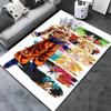 Tappeto Dragon Ball Z per Soggiorno Camera da Letto Casa Decorazione Divano, Tappetino Antiscivolo per Giochi Bambini