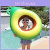 New Avocado Kids Swim Ring Inflatable Pineapple Floating Chair Pvc Lifebuoy Cross-border Stock