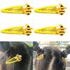 Five Bees Shaped Hair Clip Mixed ABS Plastic Girls Hairpins Childrens Hair Ornaments Lightweight