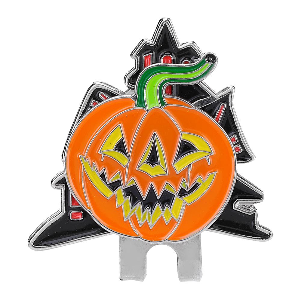 

Фестивальный стиль Зажим для шляпы для гольфа из нержавеющей стали с магнитным маркером для мяча Аксессуар Хэллоуин