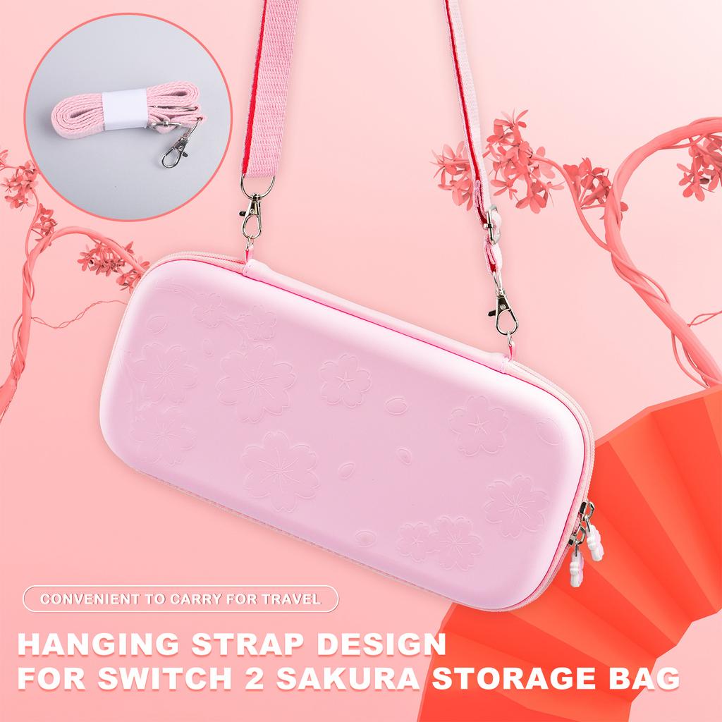 Carrying Case Storage Bag Portable Carry Bag for Switch 2 Console & Accessories