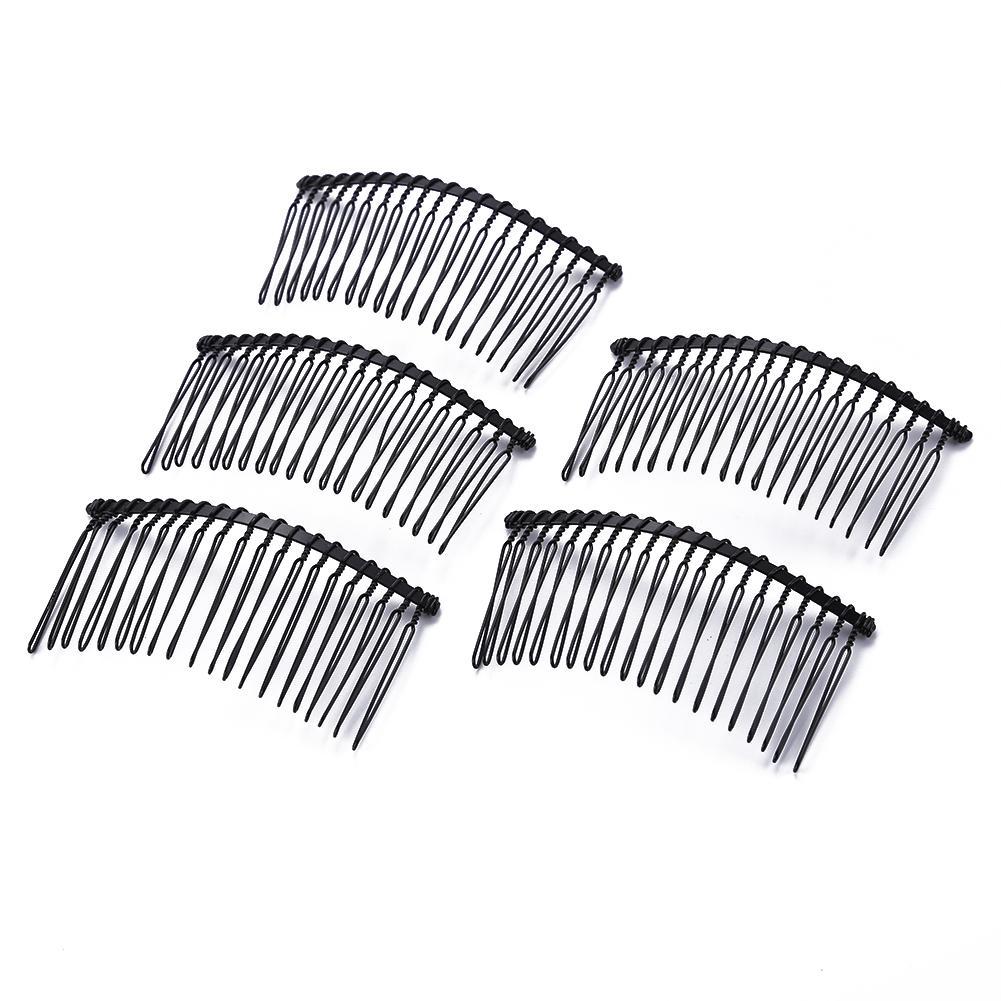 

5шт вилка-гребень с мелкими зубами свадебные украшения невесты украшения для волос аксессуар чёрный