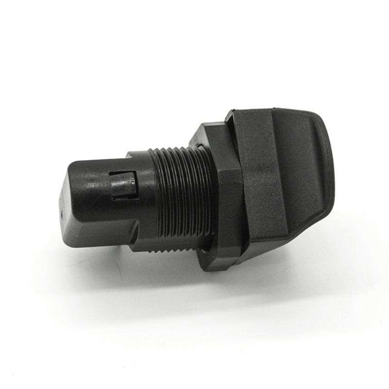 Plastic Press To Open Latches Elegant Black Push Button Lock Simple Installation Suitable for Boat Cabinets & Doors