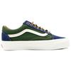 Vans Low Top Skateboard Shoes Unisex Green Blue Sneakers VN000CY21T8