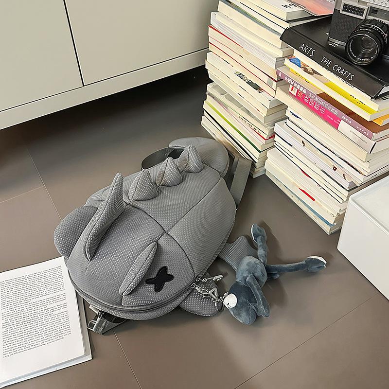 Shark Backpack Boys Niche Design Sense Non-Collision Light Travel Backpack Small Creative Personality Women