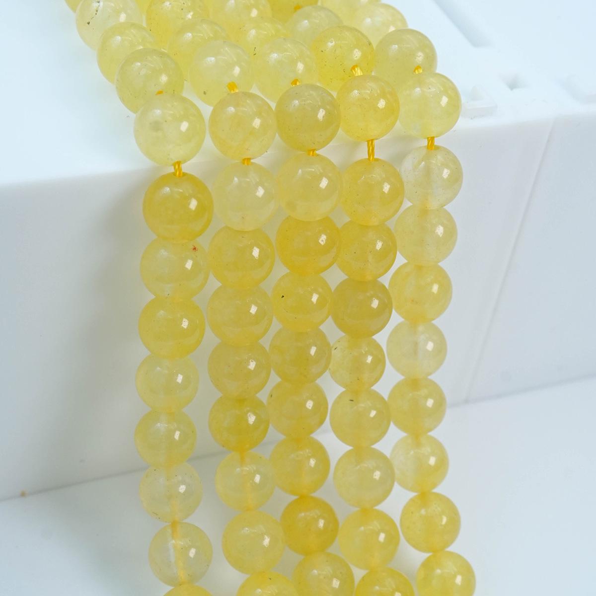 

Оптимизированные белые бусины из натурального камня для самодельных браслетов из бисера 8mm round beads (47 pieces)