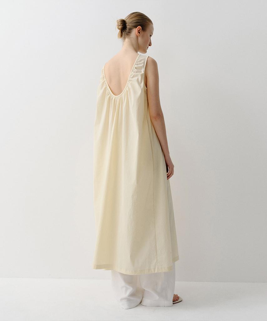 Ia Thea Shirring Maxi Dress (Yellow)