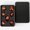 Dragon Eyeball Dice Set, 7PCS Sharp Edge D&D Dice with Gift Case for Dungeons and Dragons Table Game