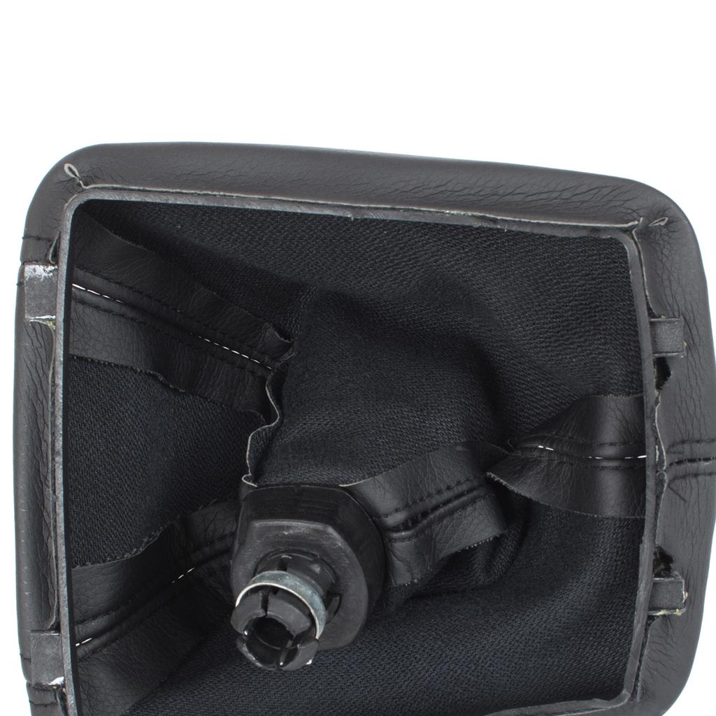 Skoda Octavia II 2004- Schaltknauf + Manschette mit Rahmen SCHWARZ 6 GANG