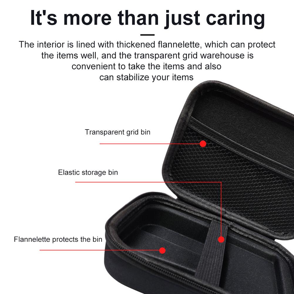 1-3Pcs For ANBERNIC RG406V Portable Organizer Bag Shockproof Handheld Game Console Case with Mesh Protective Travel Cover