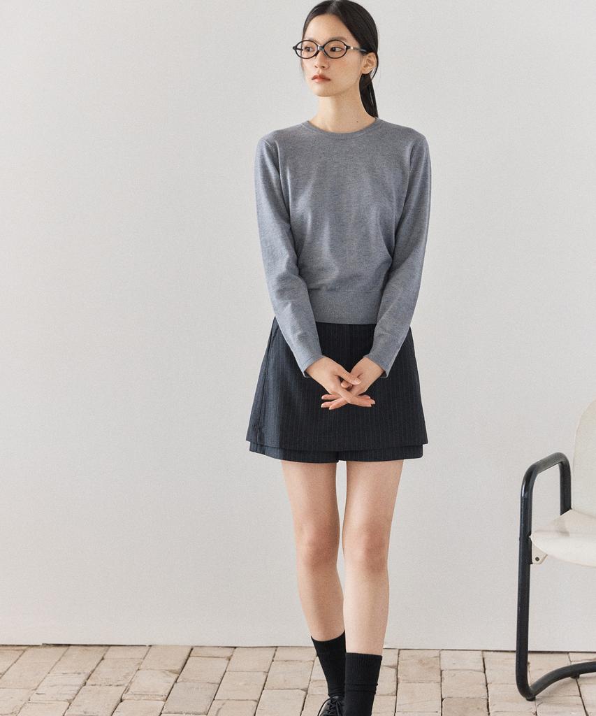 MIXXO [Essential] Round Neck Pullover_Miwkag320T