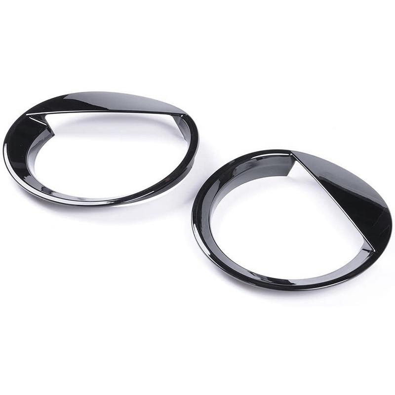 9Pcs Front Grille Grill Mesh Grille Ert Kit + Style Headlight Lamp Cover Trim For Jeep Patriot 2011-2016